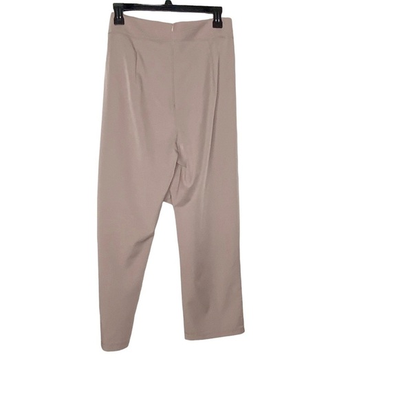 SHEIN straight leg pants with front tie. Pleated pants. Size 8 - Picture 5 of 6